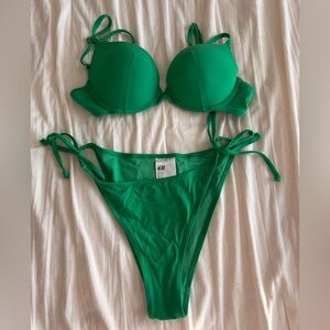 H&M Vibrant Green Swimwear